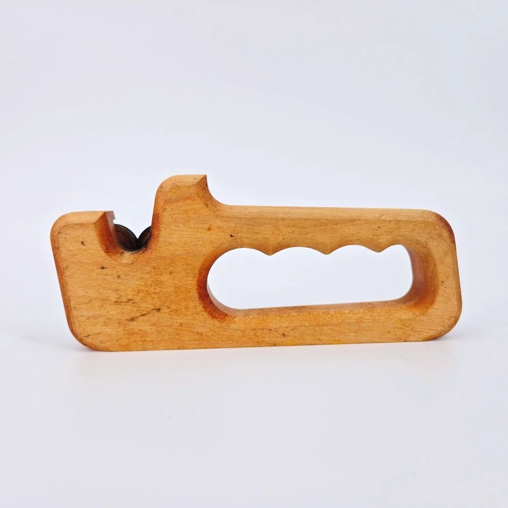 Wusthof Trident Vintage‎ Beechwood Knife Sharpener Solingen Germany GUC